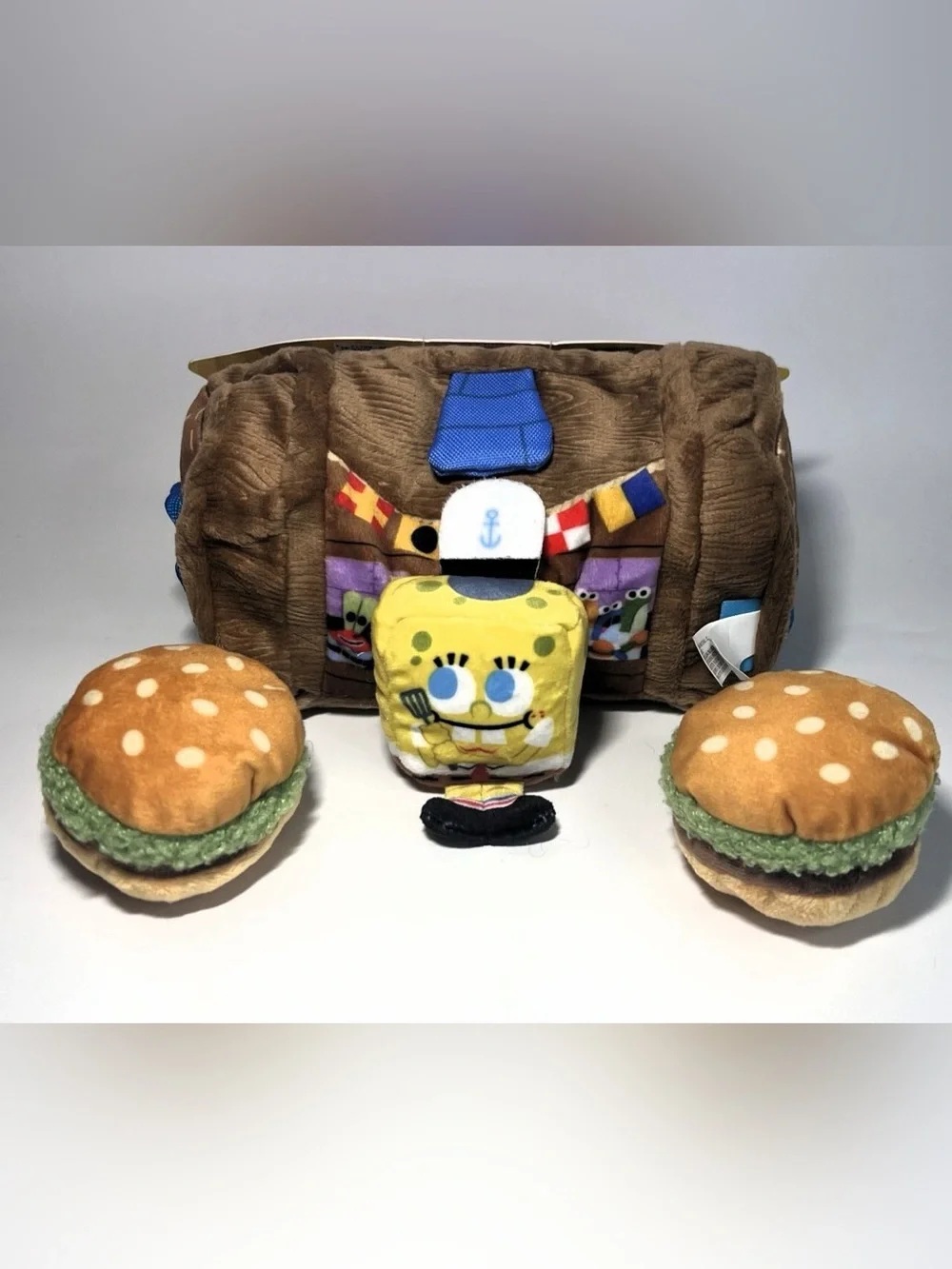 Bark Box SpongeBob SquarePants Plush Meal Playset NEW